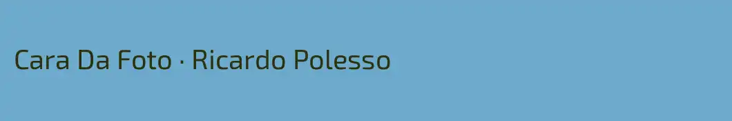 Cara Da Foto ∙ Ricardo Polesso